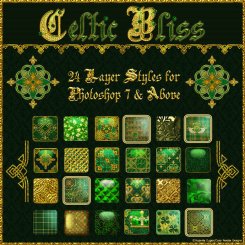 Celtic Bliss PS Layer Styles (CU4CU)
