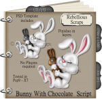 BUNNY WITH CHOCOLATE (FS/CU/TEMPLATE/SCRIPT)