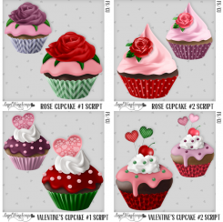 Valentine's Cupcakes 2022 Script Bundle (FS/CU)