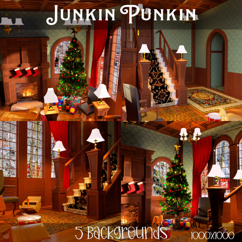Backgrounds - Christmas Room - Click Image to Close