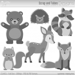 Forest Animal Templates