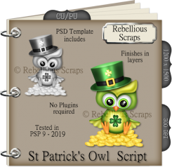 ST PATRICK'S OWL (FS/CU/TEMPLATE/SCRIPT)