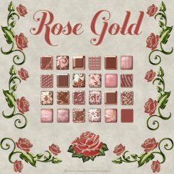 Bling! Rose Gold PS Layer Styles (CU4CU)