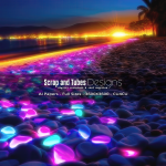 Beach At Night Backgrounds (AI)