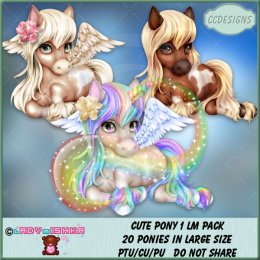 Cute Pony 1 LM Pack (CU/PU)