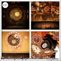 CU steampunk papers vol.3 by kittyscrap