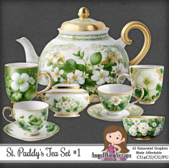 St. Paddy's Day Tea Set #1 (FS/CU4CU)