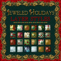Jeweled Holidays PS Layer Styles (CU4CU)