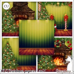 CU christmas papers vol.1 by kittyscrap