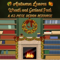 Autumn Leaves, Wreath & Garland Pack (CU4CU)