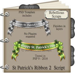 ST PATRICK'S RIBBON 2 (FS/CU/TEMPLATE/SCRIPT)