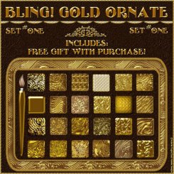 Bling! GOLD ORNATE PS Layer Styles (CU4CU)