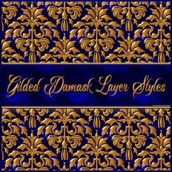 Gilded Damask PS Layer Styles (CU4CU)