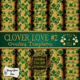 Clover Love: Transp. Seamless Overlays Set #2 (CU4CU)