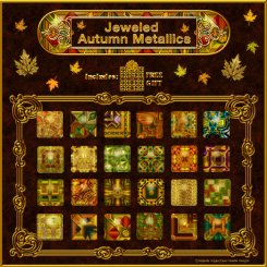Jeweled Autumn Metallics PS Styles (CU4CU)