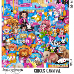 Circus Carnival Page Kit (FS/PU)