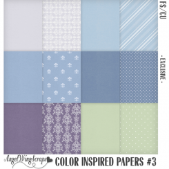 Color Inspired Papers #3 - Exclusive (FS/CU)