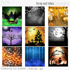 Halloween Digital Papers