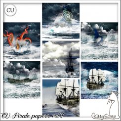 CU Pirate papers vol.1 by KittyScrap