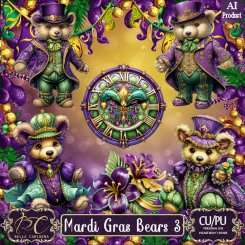 Mardi Gras Bears 3 (FS-CU)