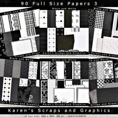 90 Black & White Papers 3 (FS/CU4CU)