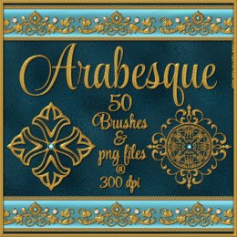 Arabesque PS Brushes & PNG Files Pack (CU4CU)