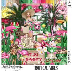 Tropical Vibes Page Kit (FS/PU)