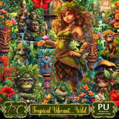 Tropical Vibrant Wild (TS-PU-AI)