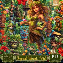 Tropical Vibrant Wild (TS-PU-AI)