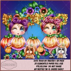 Cute Trick Or Treater 1 SB Pack (FS/CU/S4H)