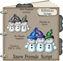 SNOW FRIENDS (FS/CU/TEMPLATE/SCRIPT)