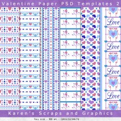 Valentine Paper Layered Templates 2 (FS/CU4CU)