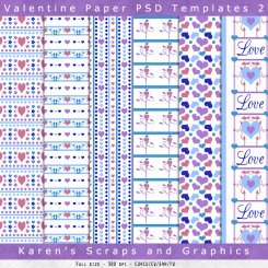 Valentine Paper Layered Templates 2 (FS/CU4CU)