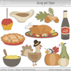 Thanksgiving Layered Templates