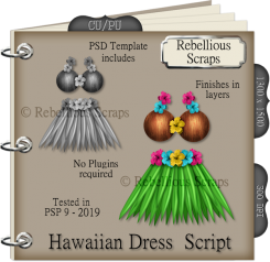 HAWAIIAN DRESS (FS/CU/TEMPLATE/SCRIPT)