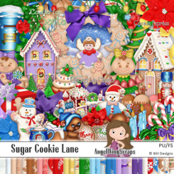 Sugar Cookie Lane Page Kit (FS/PU)