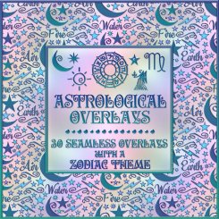 Astrological Seamless Overlays & PS Patterns (CU4CU)