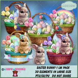 Easter Bunny 1 LM Pack