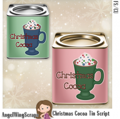 Christmas Cocoa Tin Script (FS/CU)
