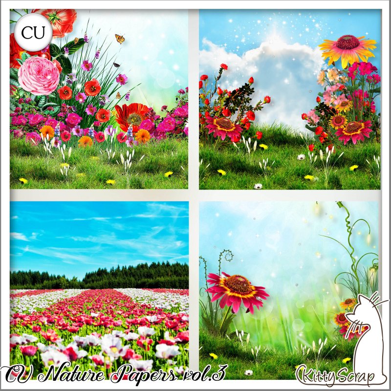 CU nature papers vol.3 by kittyscrap - Click Image to Close