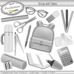 EXCLUSIVE ~ Grayscale School Templates 2