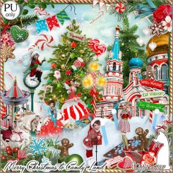 kit merry christmas to candy land by kittyscrap