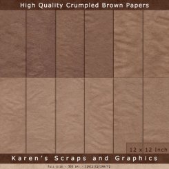 Crumpled Brown Papers (FS/CU4CU)