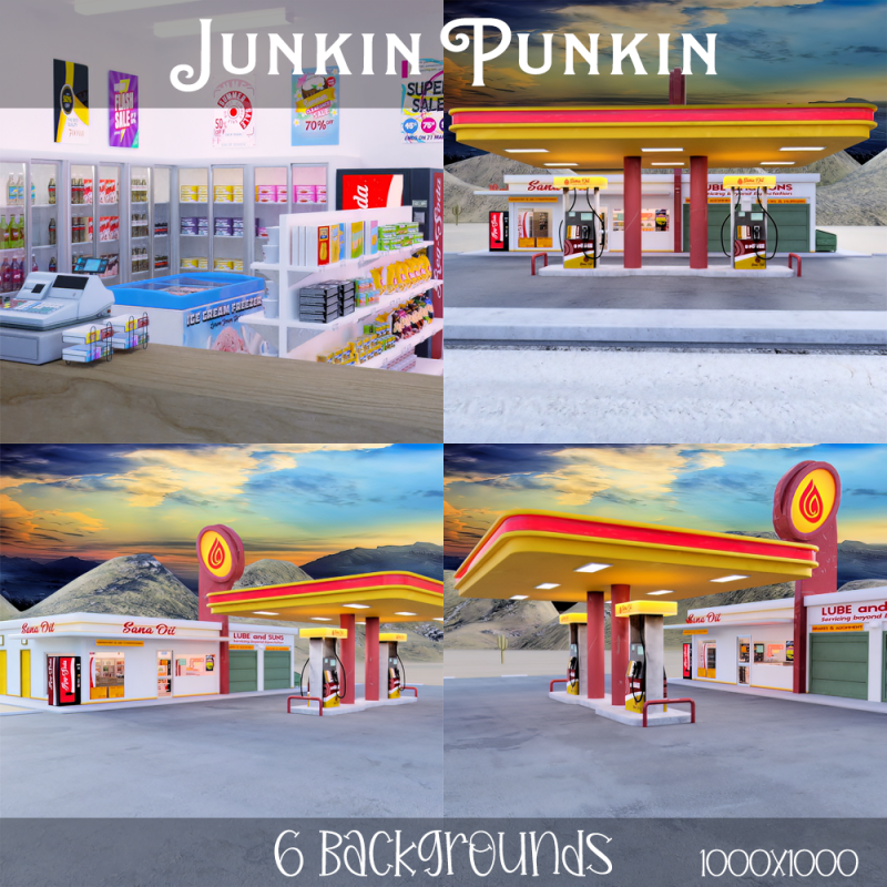 Backgrounds - Gas Station - Click Image to Close
