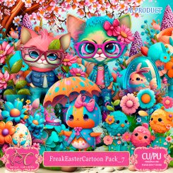 Freak Easter Cartoon 7 (FS-CU-AI)