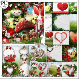 Collection a magical valentine's day by kittyscrap