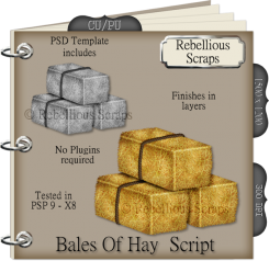 BALES OF HAY (FS/CU/TEMPLATE/SCRIPT)