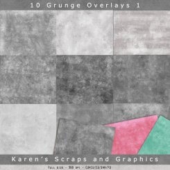 10 Grunge Overlays 1 (FS/CU4CU)