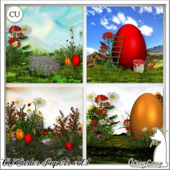 CU easter papers vol.1 by kittyscrap