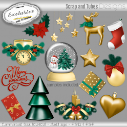 EXCLUSIVE ~ Holiday Grayscale Templates 1
